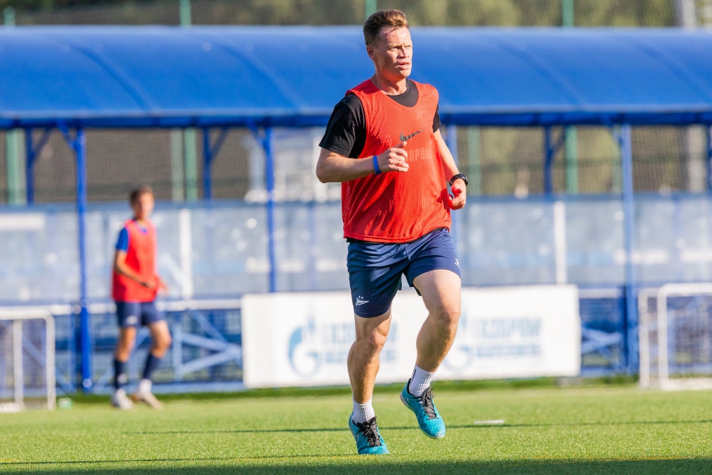 Тренировка «Зенита»-м перед матчем с ФК «Пари НН»-м