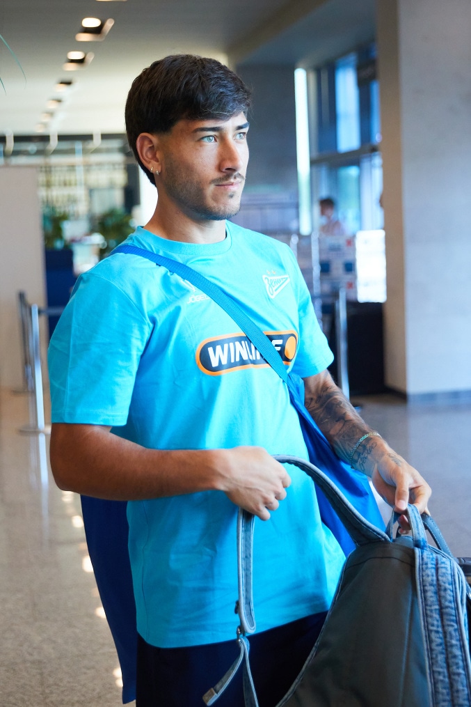 Вылет команды в Казань на матч с «Рубином»