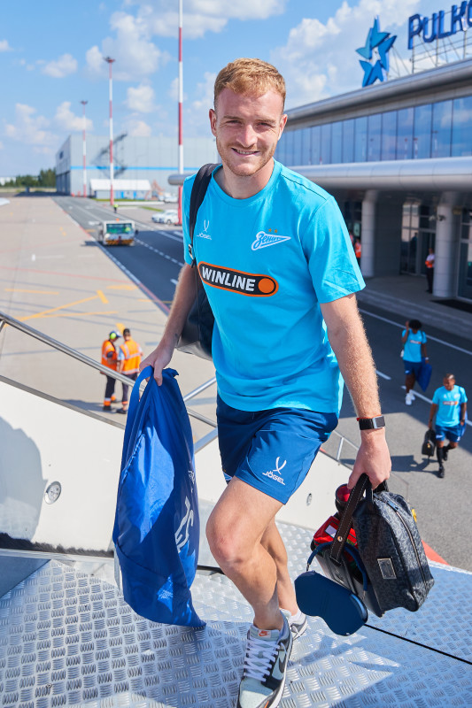 Вылет команды в Казань на матч с «Рубином»