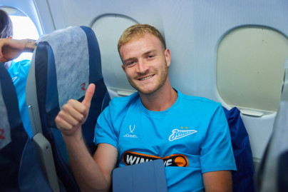 Вылет команды в Казань на матч с «Рубином»