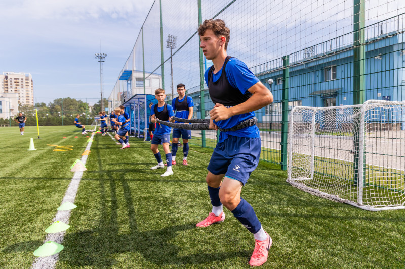 Тренировка «Зенита» U-16 перед матчем с «Уралом» U-16