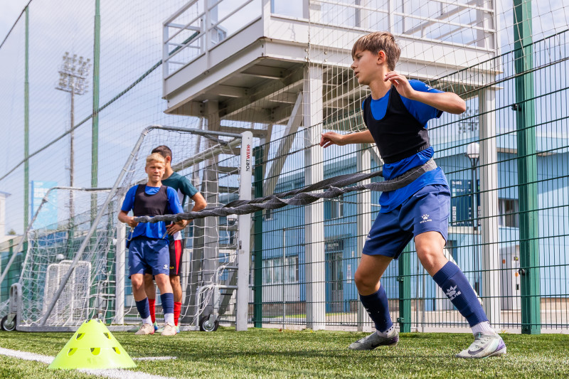 Тренировка «Зенита» U-16 перед матчем с «Уралом» U-16