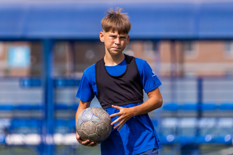 Тренировка «Зенита» U-16 перед матчем с «Уралом» U-16