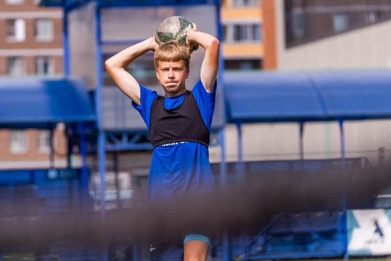 Тренировка «Зенита» U-16 перед матчем с «Уралом» U-16