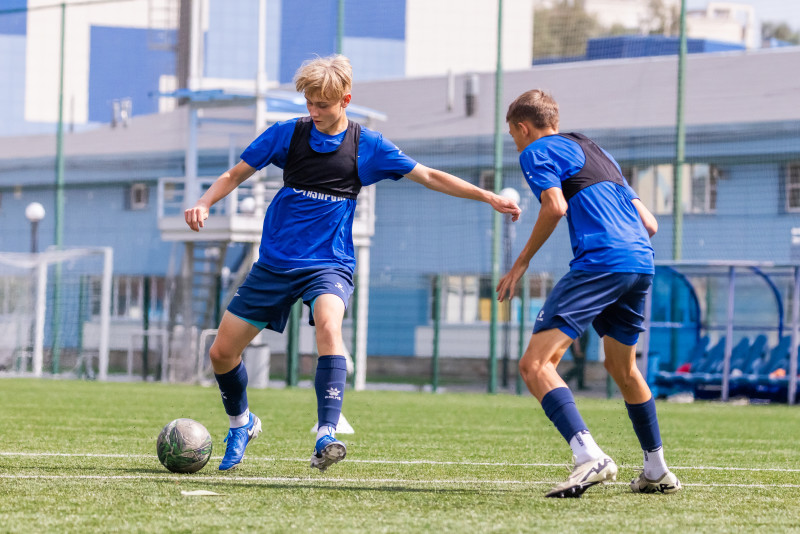 Тренировка «Зенита» U-16 перед матчем с «Уралом» U-16