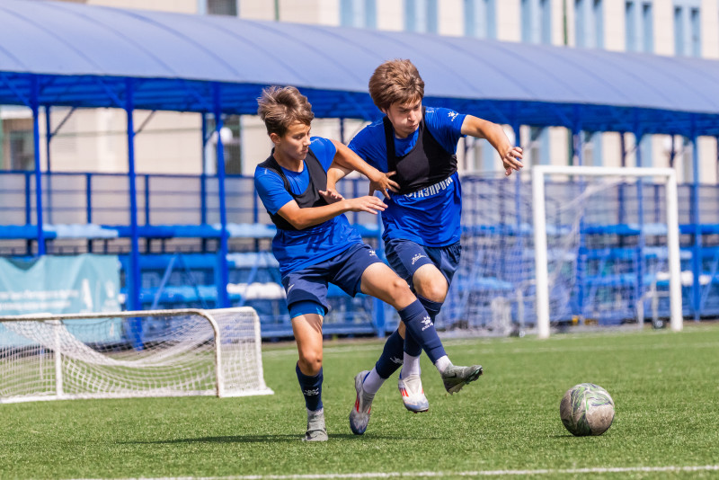 Тренировка «Зенита» U-16 перед матчем с «Уралом» U-16