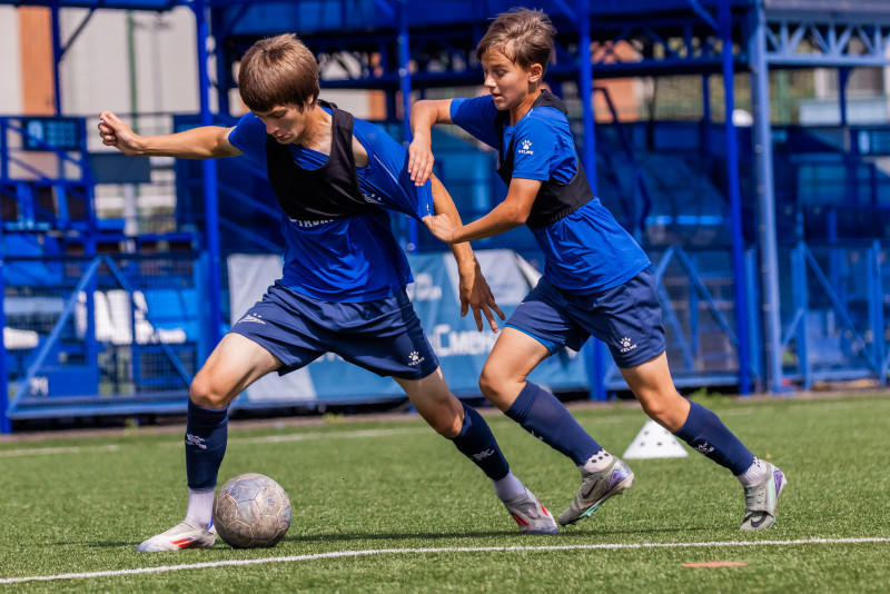 Тренировка «Зенита» U-16 перед матчем с «Уралом» U-16