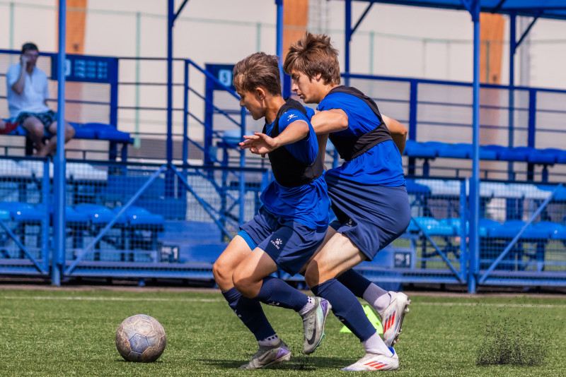 Тренировка «Зенита» U-16 перед матчем с «Уралом» U-16