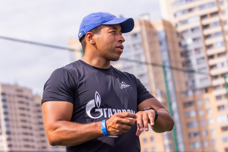 Тренировка «Зенита» U-16 перед матчем с «Уралом» U-16