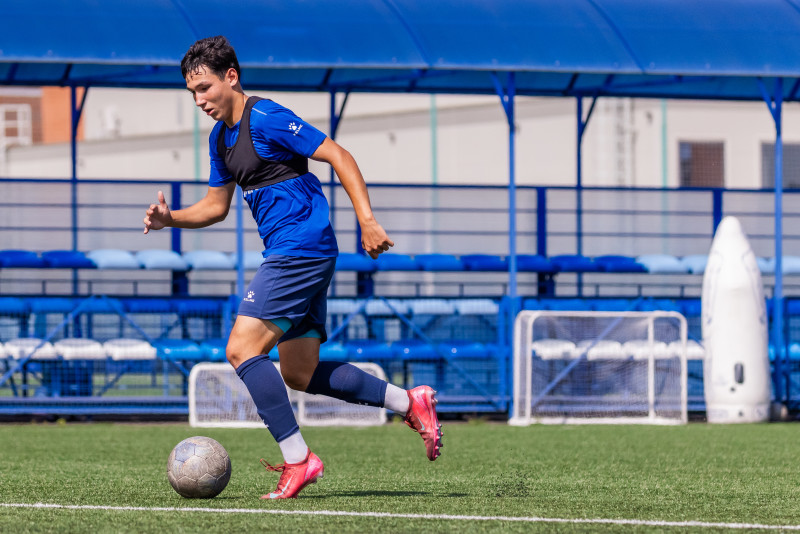 Тренировка «Зенита» U-16 перед матчем с «Уралом» U-16