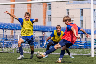 Тренировка «Зенита» U-16 перед матчем с «Уралом» U-16