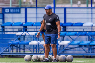 Тренировка «Зенита» U-16 перед матчем с «Уралом» U-16