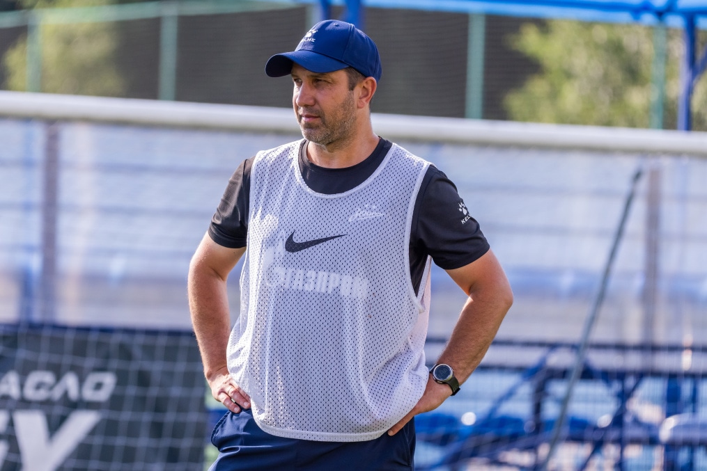 Тренировка «Зенита» U-17 перед матчем с «Уралом» U-17