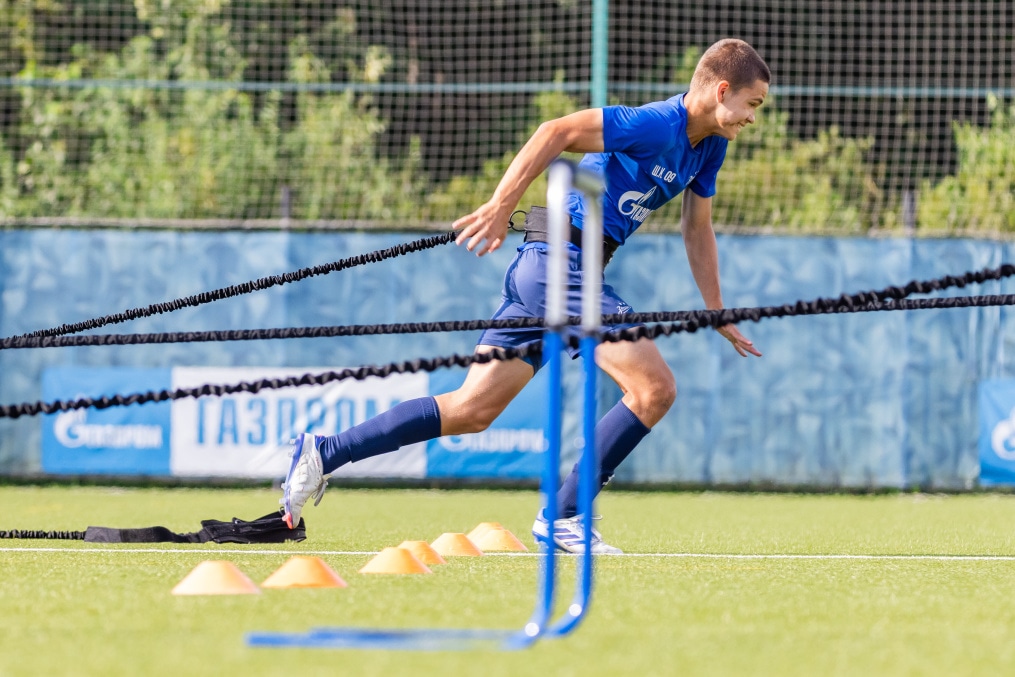 Тренировка «Зенита» U-17 перед матчем с «Уралом» U-17