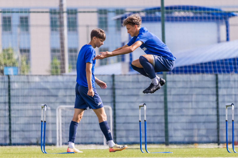 Тренировка «Зенита» U-17 перед матчем с «Уралом» U-17
