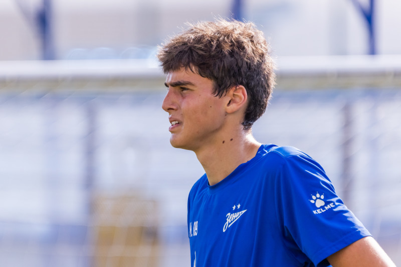 Тренировка «Зенита» U-17 перед матчем с «Уралом» U-17