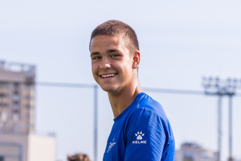 Тренировка «Зенита» U-17 перед матчем с «Уралом» U-17