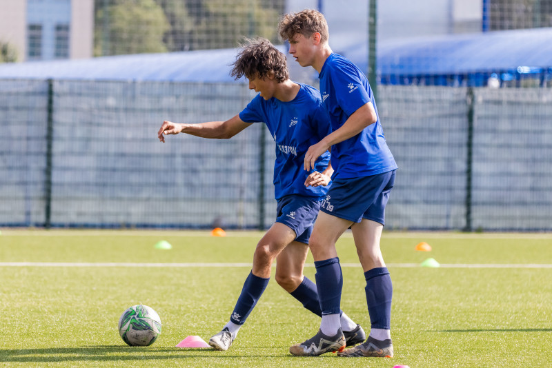 Тренировка «Зенита» U-17 перед матчем с «Уралом» U-17