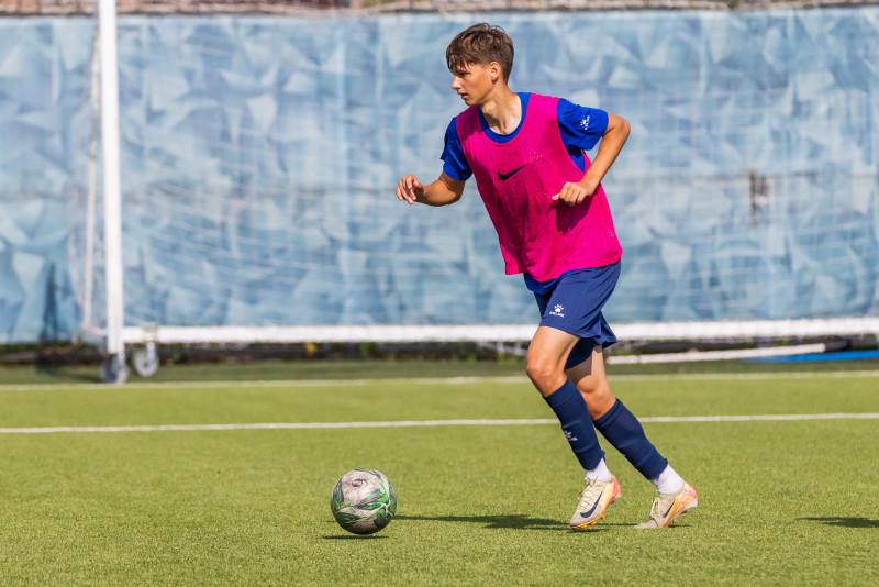 Тренировка «Зенита» U-17 перед матчем с «Уралом» U-17