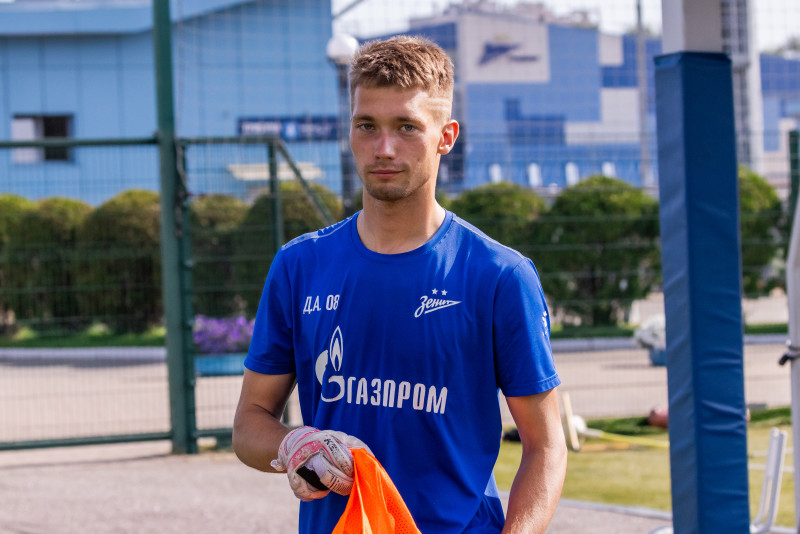 Тренировка «Зенита» U-18 перед матчем с «Уралом» U-18