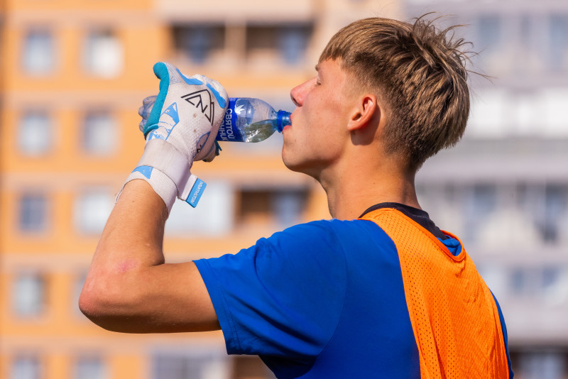 Тренировка «Зенита» U-18 перед матчем с «Уралом» U-18