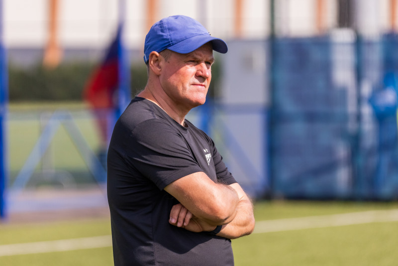 Тренировка «Зенита» U-18 перед матчем с «Уралом» U-18