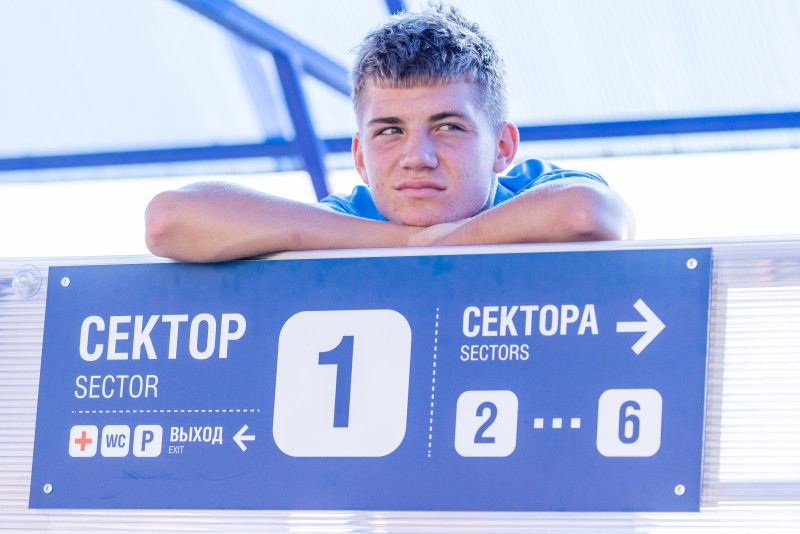 Тренировка «Зенита» U-18 перед матчем с «Уралом» U-18
