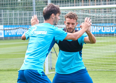 Открытая тренировка «Зенита»  перед матчем с ЦСКА