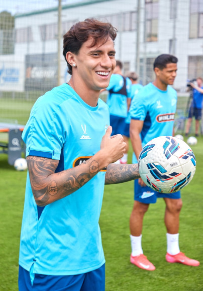 Открытая тренировка «Зенита»  перед матчем с ЦСКА