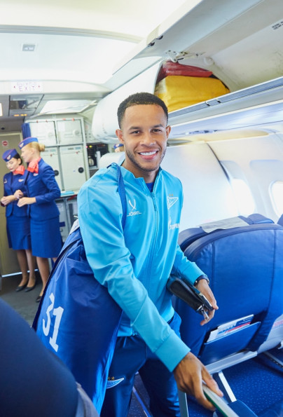 Вылет команды в Оренбург на матч с «Оренбургом»