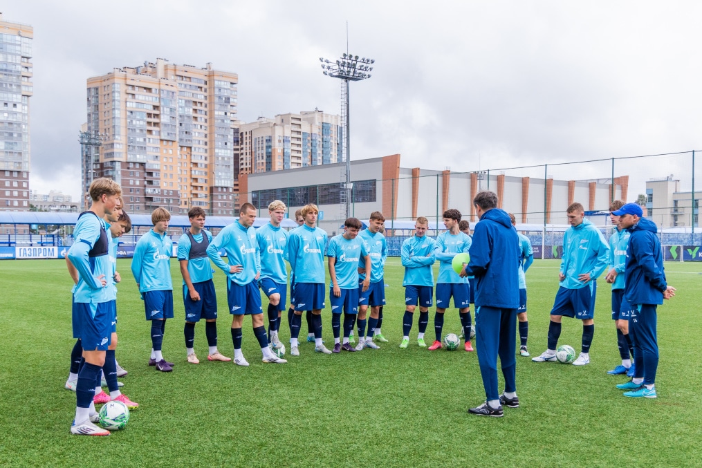 Тренировка «Зенита»-м перед матчем с «Краснодаром»-м