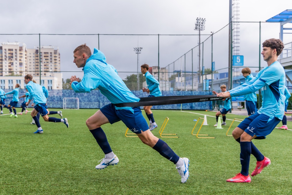 Тренировка «Зенита»-м перед матчем с «Краснодаром»-м