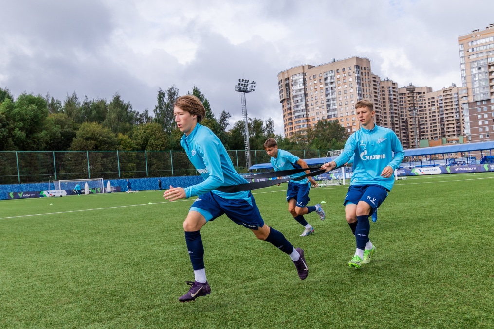 Тренировка «Зенита»-м перед матчем с «Краснодаром»-м