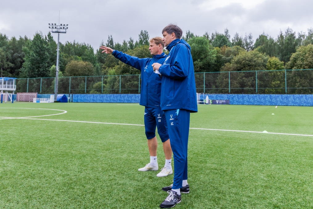 Тренировка «Зенита»-м перед матчем с «Краснодаром»-м