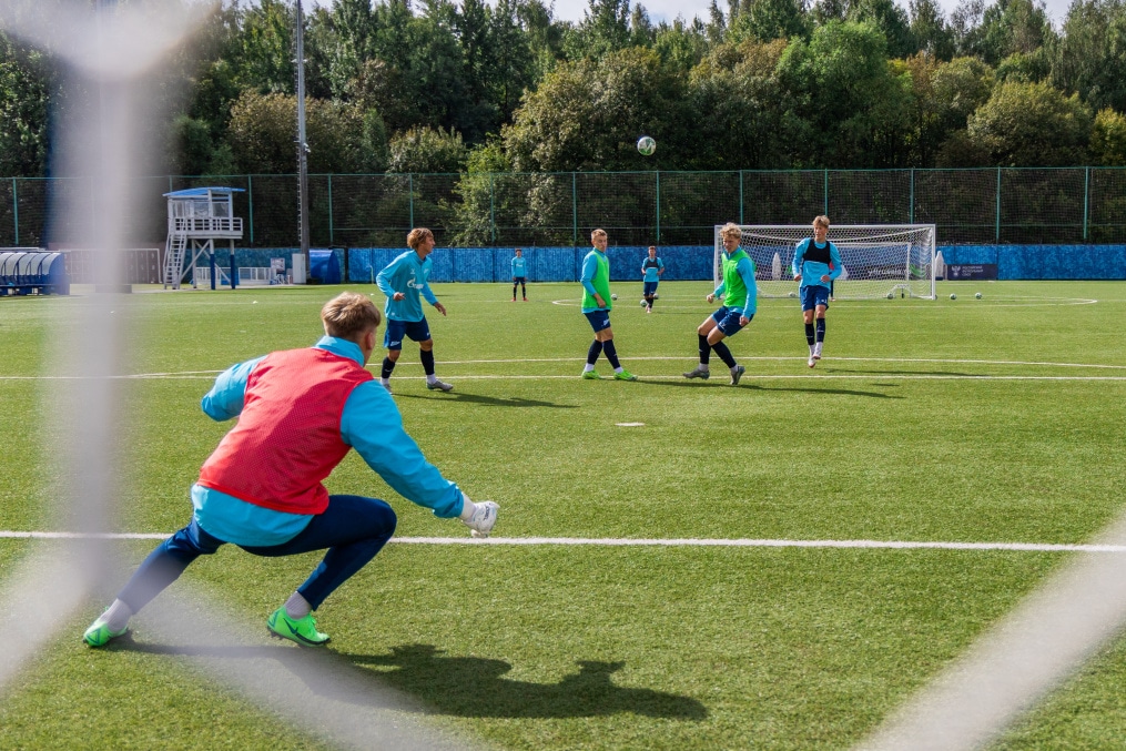 Тренировка «Зенита»-м перед матчем с «Краснодаром»-м