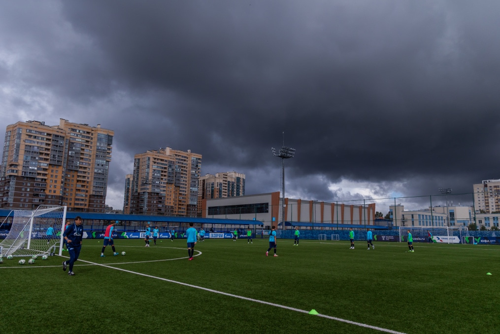 Тренировка «Зенита»-м перед матчем с «Краснодаром»-м