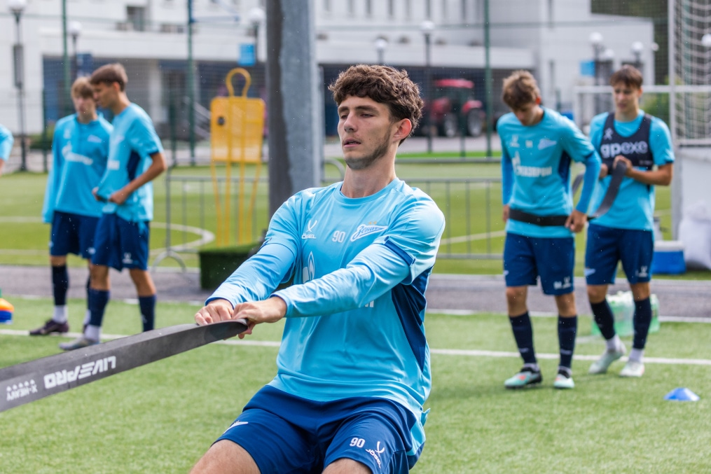 Тренировка «Зенита»-м перед матчем с «Краснодаром»-м