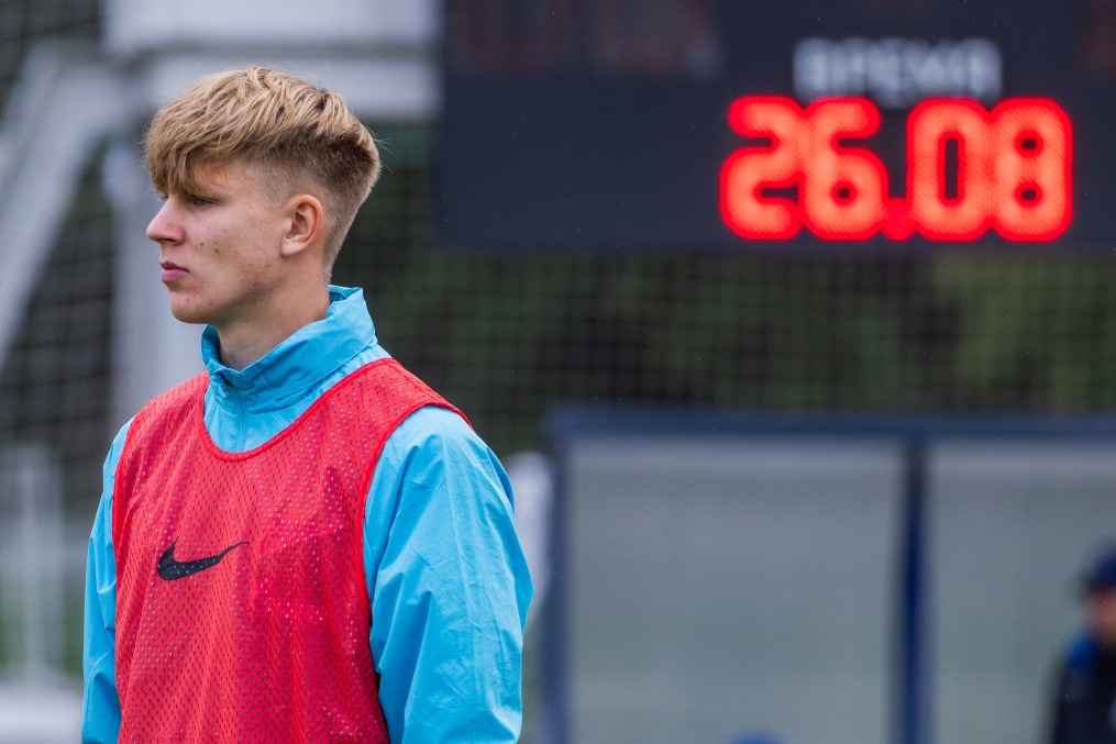 Тренировка «Зенита»-м перед матчем с «Краснодаром»-м