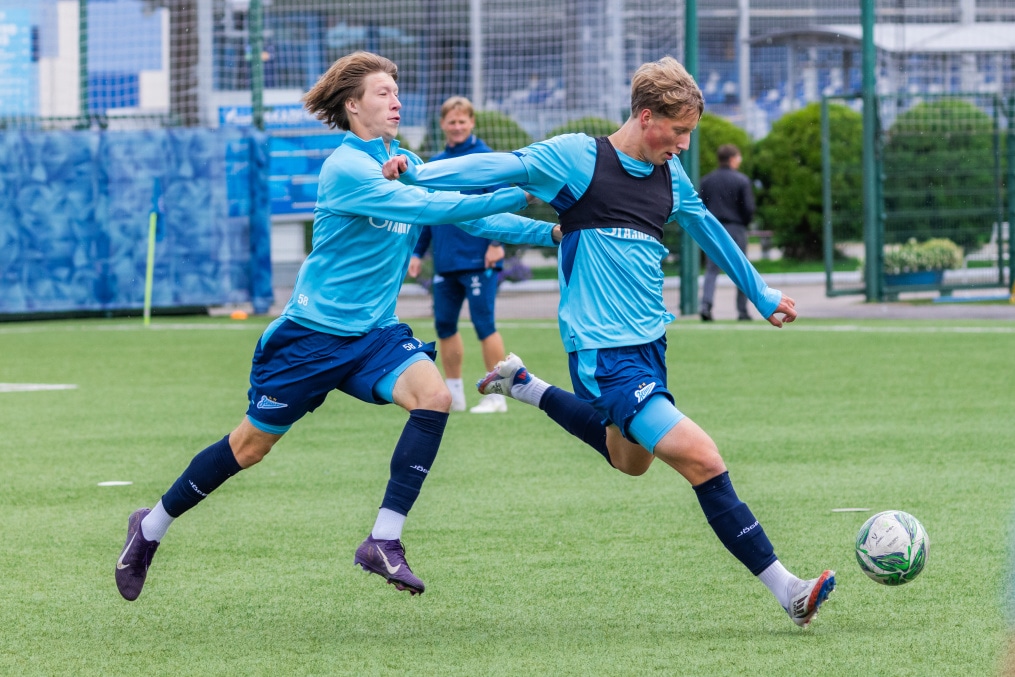 Тренировка «Зенита»-м перед матчем с «Краснодаром»-м