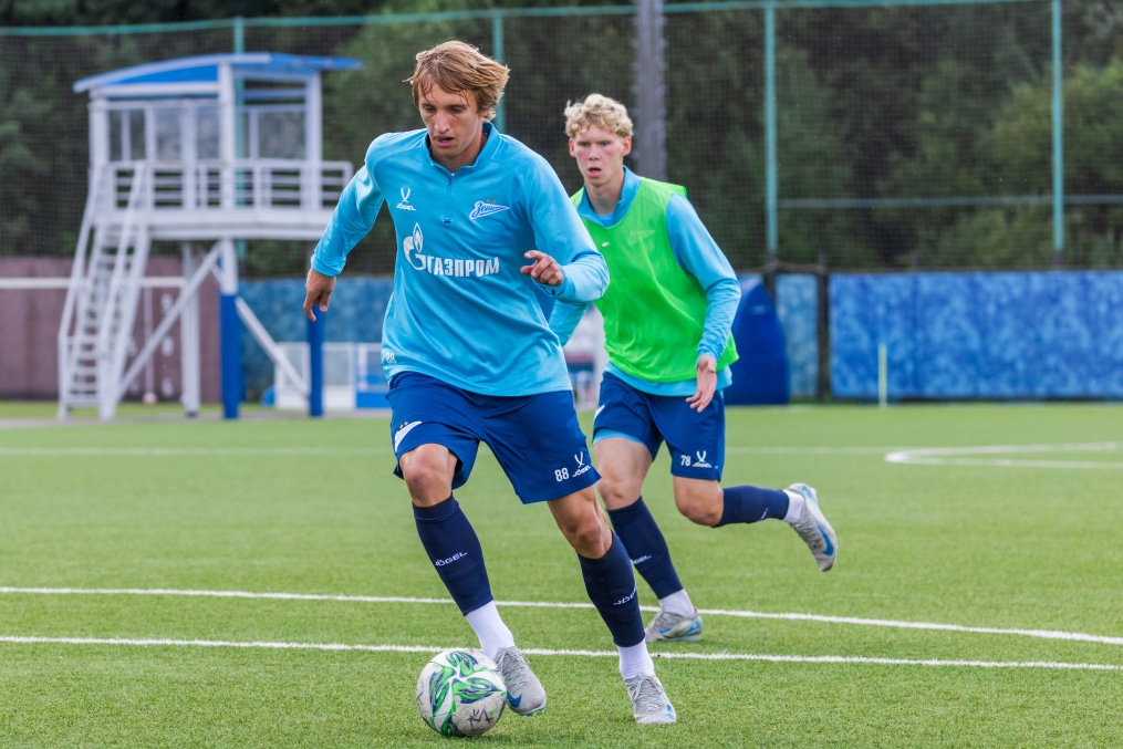 Тренировка «Зенита»-м перед матчем с «Краснодаром»-м