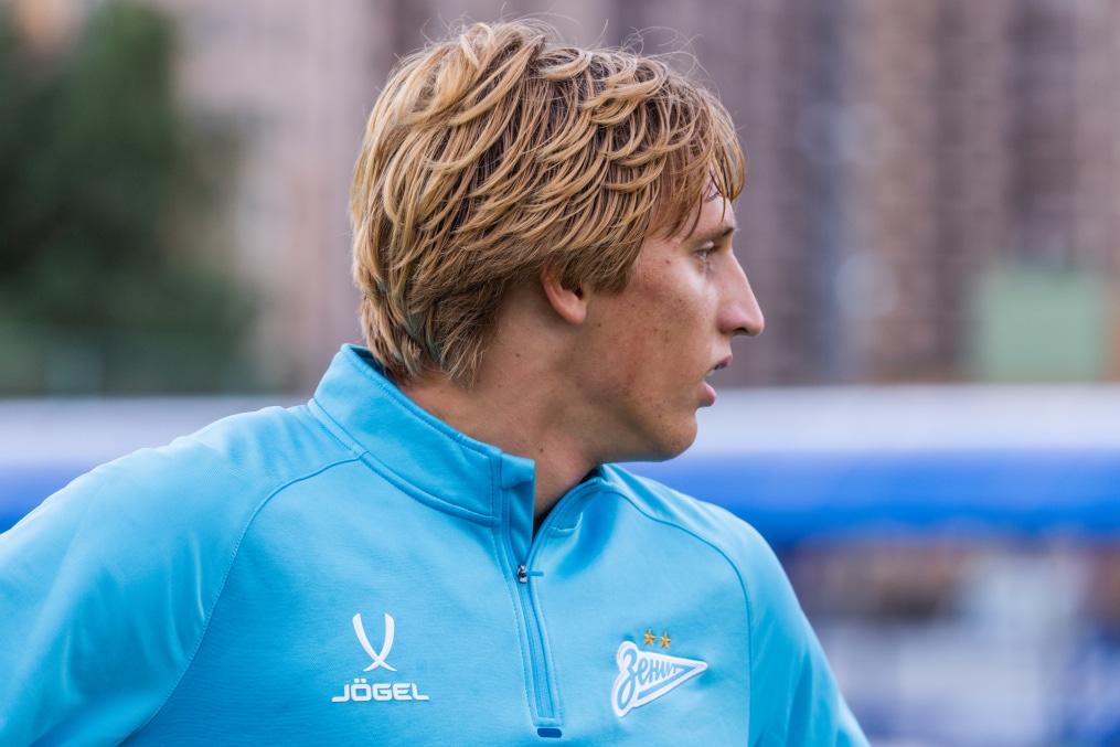 Тренировка «Зенита»-м перед матчем с «Краснодаром»-м