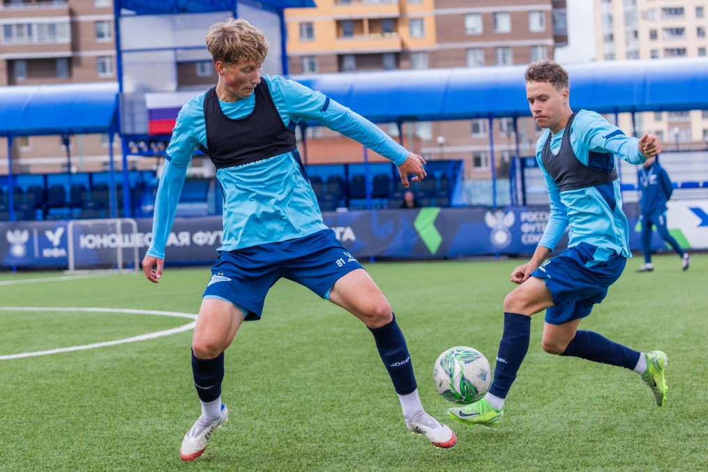 Тренировка «Зенита»-м перед матчем с «Краснодаром»-м