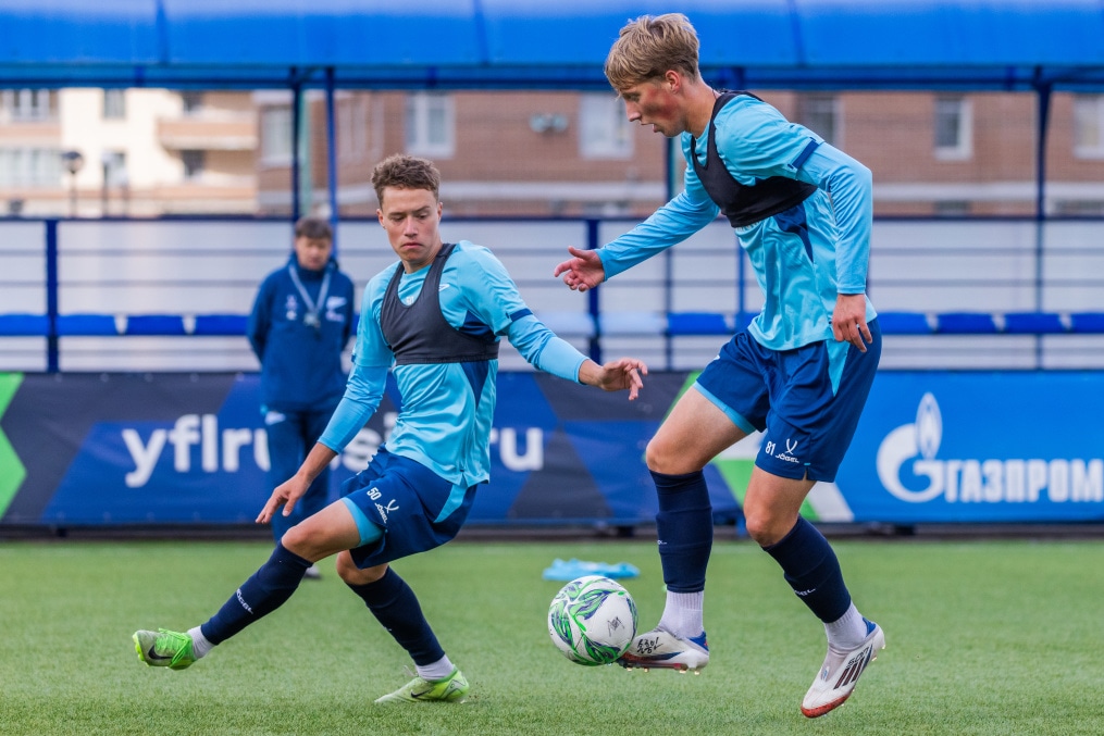 Тренировка «Зенита»-м перед матчем с «Краснодаром»-м
