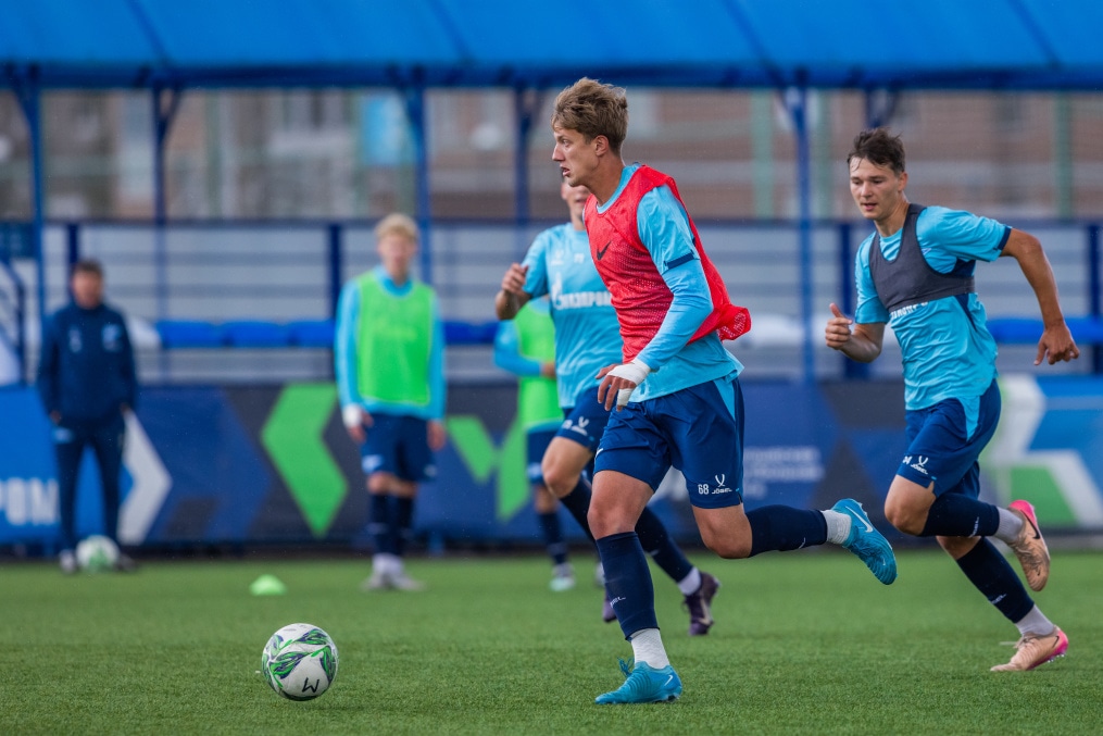 Тренировка «Зенита»-м перед матчем с «Краснодаром»-м