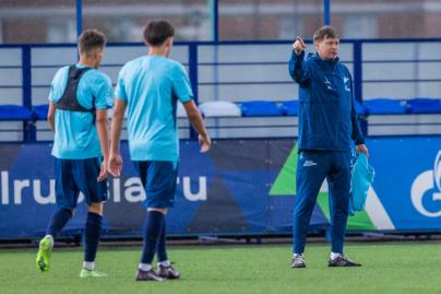 Тренировка «Зенита»-м перед матчем с «Краснодаром»-м