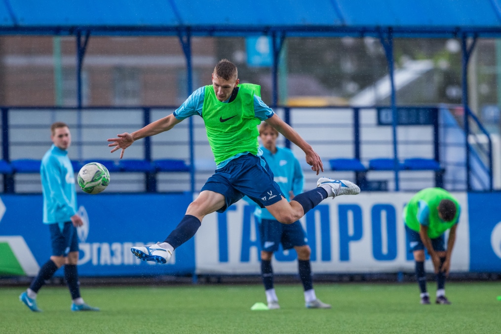 Тренировка «Зенита»-м перед матчем с «Краснодаром»-м