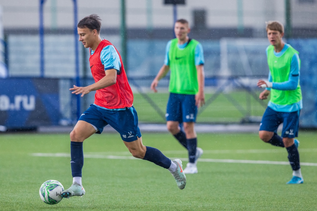 Тренировка «Зенита»-м перед матчем с «Краснодаром»-м