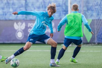 Тренировка «Зенита»-м перед матчем с «Краснодаром»-м