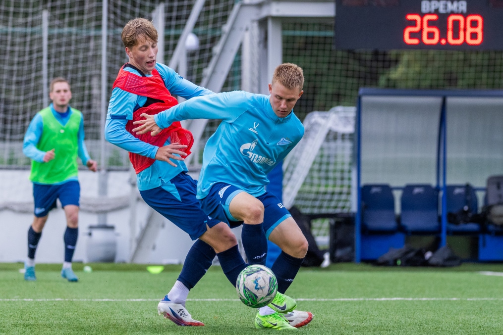 Тренировка «Зенита»-м перед матчем с «Краснодаром»-м