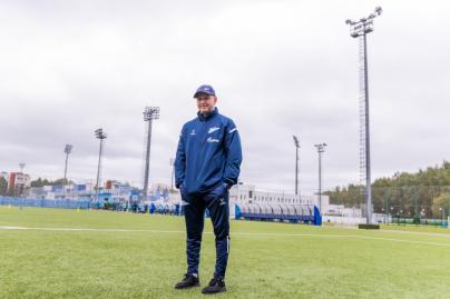 Тренировка «Зенита»-м перед матчем с ФК «Ростов»-м